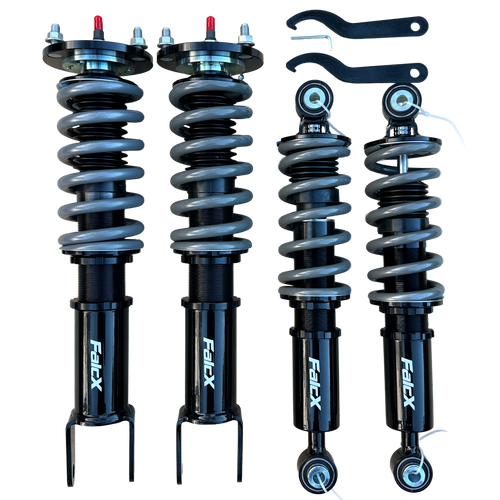 FalcX BA–BF Falcon coilover full set: front and rear pairs