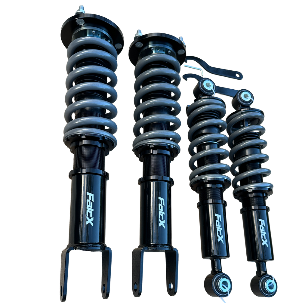FalcX BA–BF Falcon coilover full set, side view