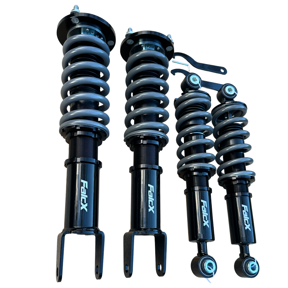 FalcX BA–BF Falcon coilover full set, side view
